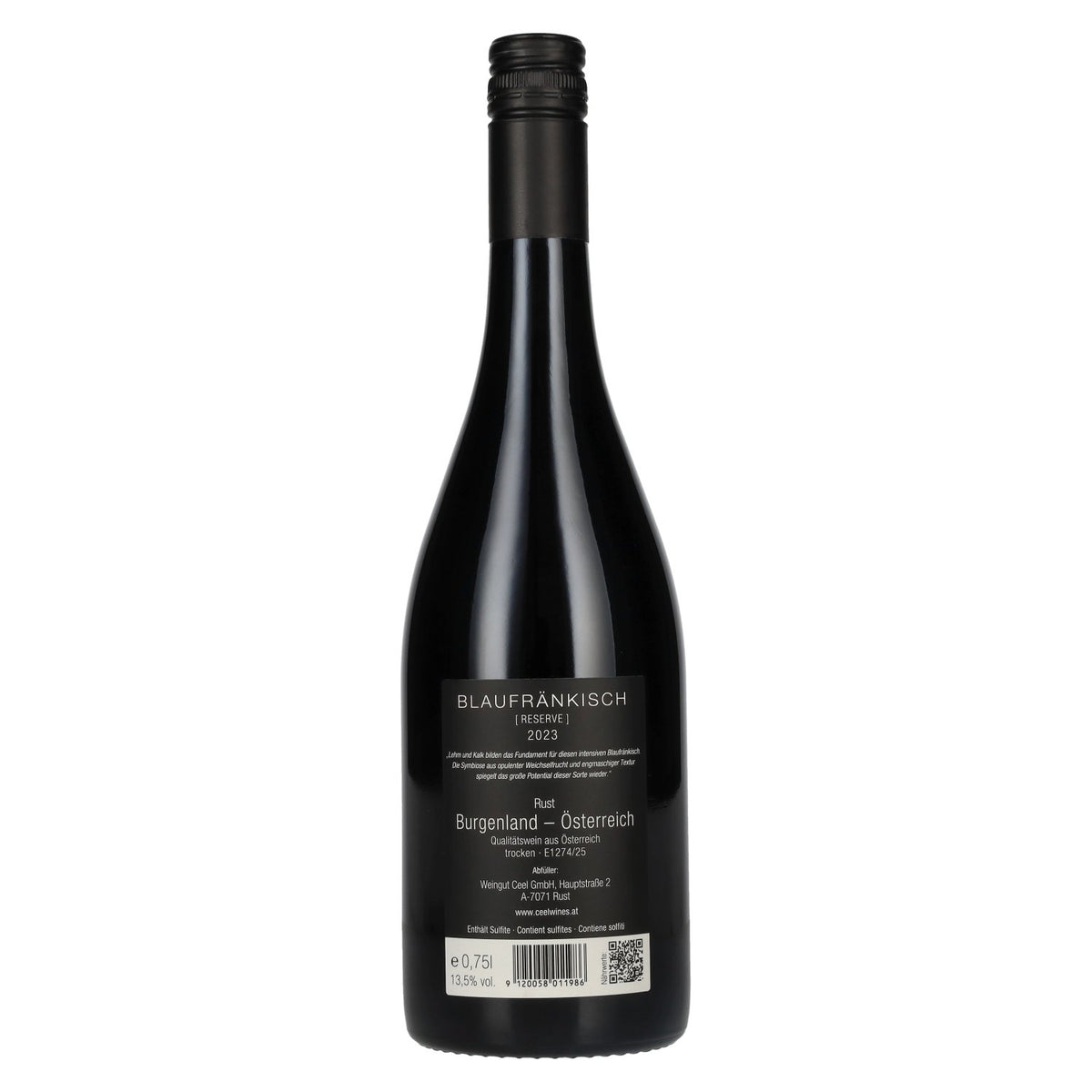 Ceel Blaufränkisch Reserve 2023 13,5% Vol. 0,75l
