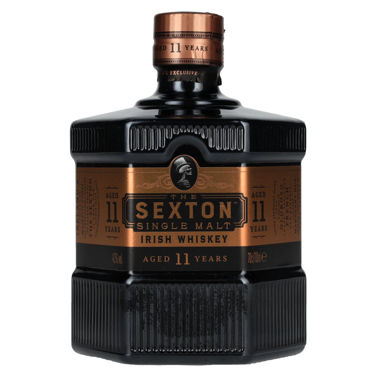The Sexton 11 Years Old Single Malt Irish Whiskey 43% Vol. 0.7l