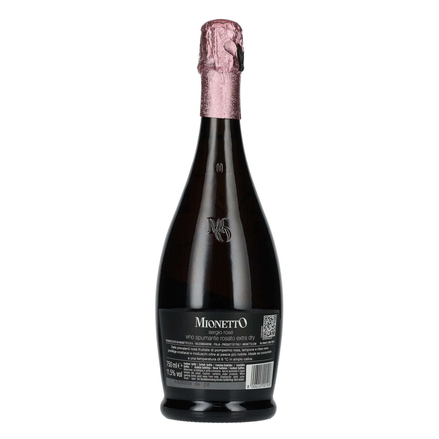 Mionetto MO Sergio Rosé Extra Dry 11,5% Vol. 0,75l