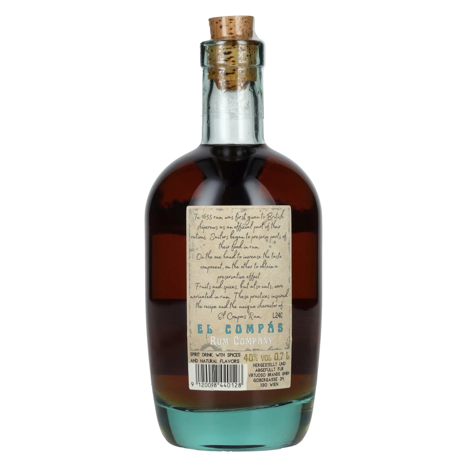 El Compás Rum Company THE ORIGINAL 40% Vol. 0.7l