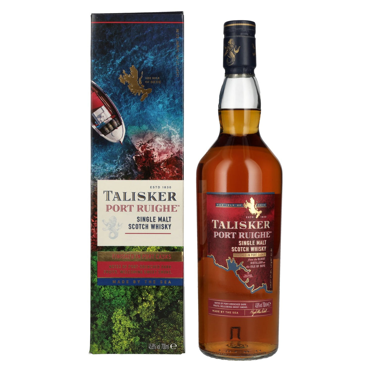 Talisker PORT RUIGHE Single Malt Scotch Whisky 45,8% Vol. 0,7l in Geschenkbox