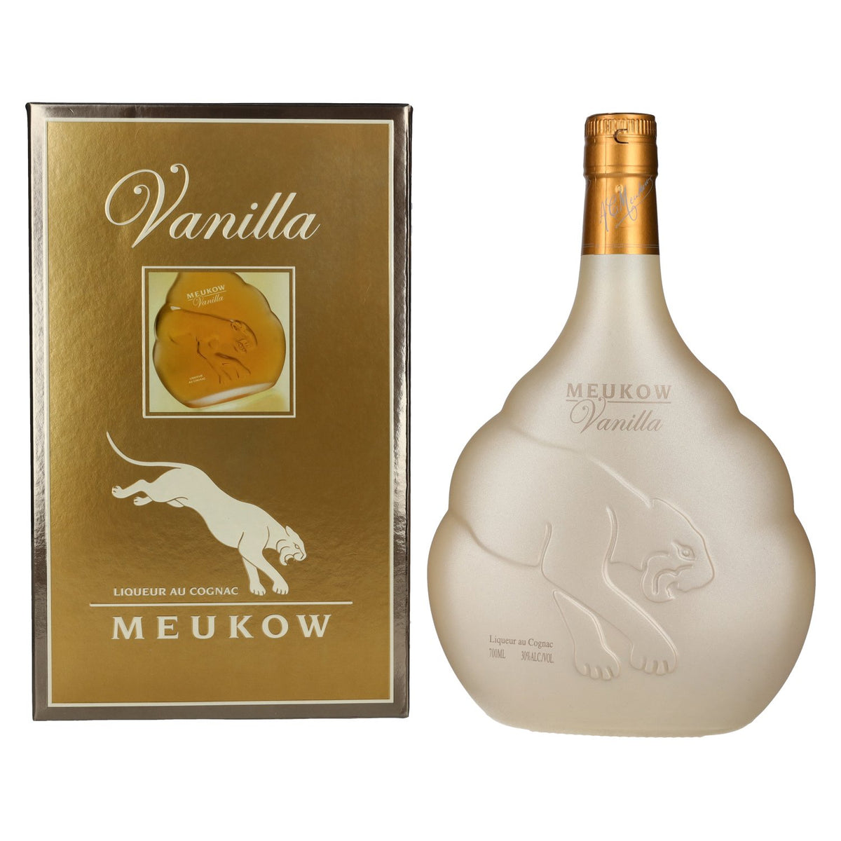 Meukow Vanilla Liqueur au Cognac 30% vol. 0.7 l in a gift box