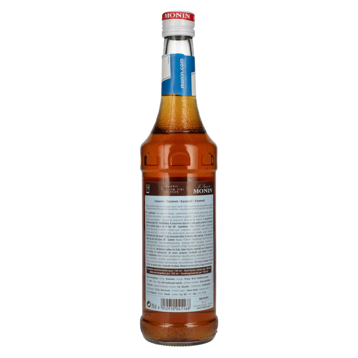 Monin Sugar-Free Caramel Syrup 0.7l
