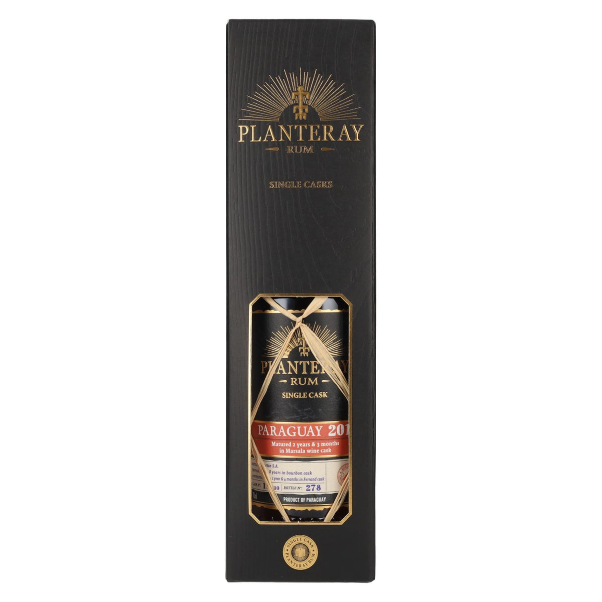 Planteray Rum PARAGUAY Single Cask Marsala Barrel 2014 45.4% vol. 0.7l in a gift box