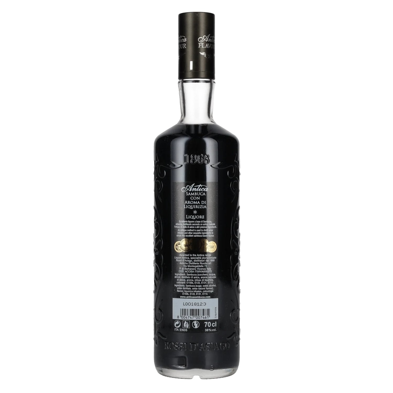 Antica Sambuca Liquorice Flavour Liqueur 38% Vol. 0,7l
