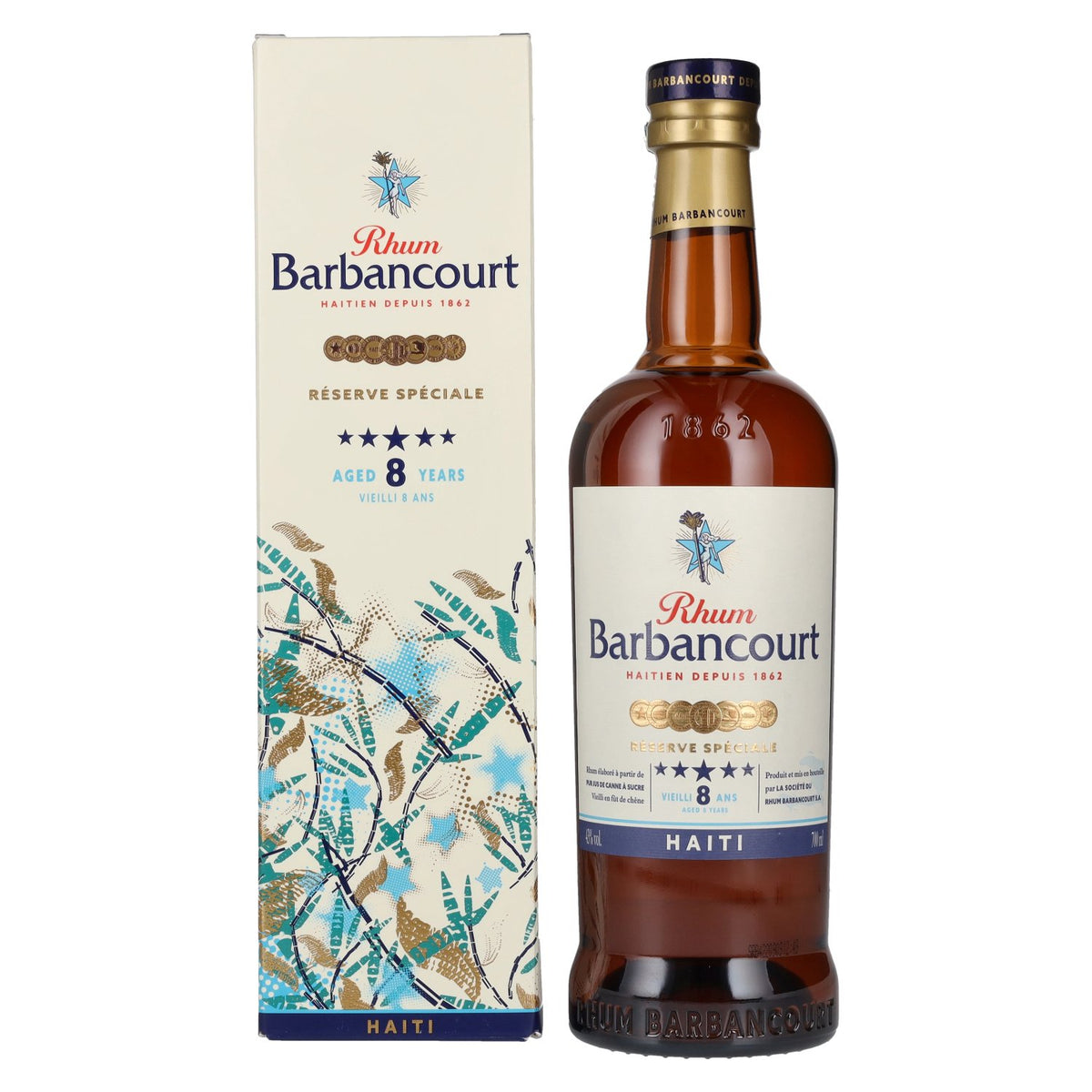 Barbancourt 8 Years Old Réserve Spéciale Haiti Rhum 43% Vol. 0,7l in Geschenkbox