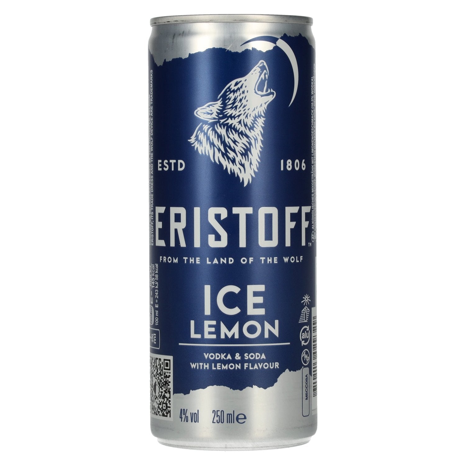 Eristoff Ice Lemon 4% Vol. 0,25l Dose Pfand