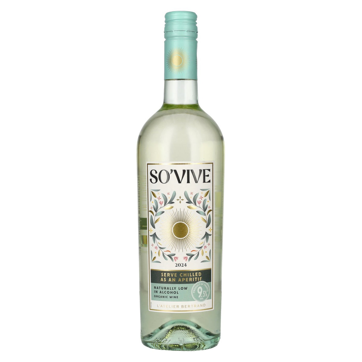 L'Atelier Bertrand SO'VIVE Organic Wine 2024 9.5% Vol. 0.75l
