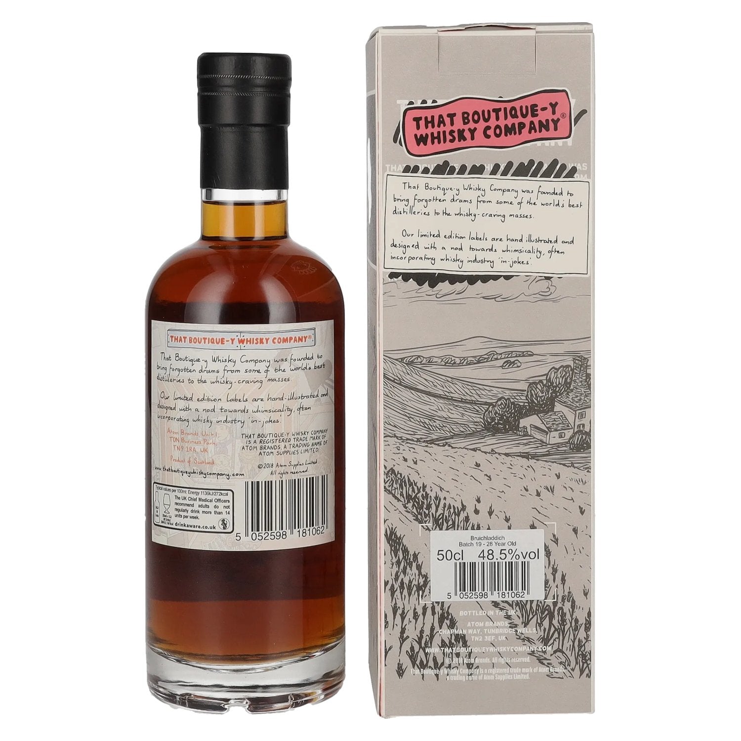 That Boutique-y Whisky Company BRUICHLADDICH 28 Years Old Batch 19 48.5% Vol. 0.5l in gift box