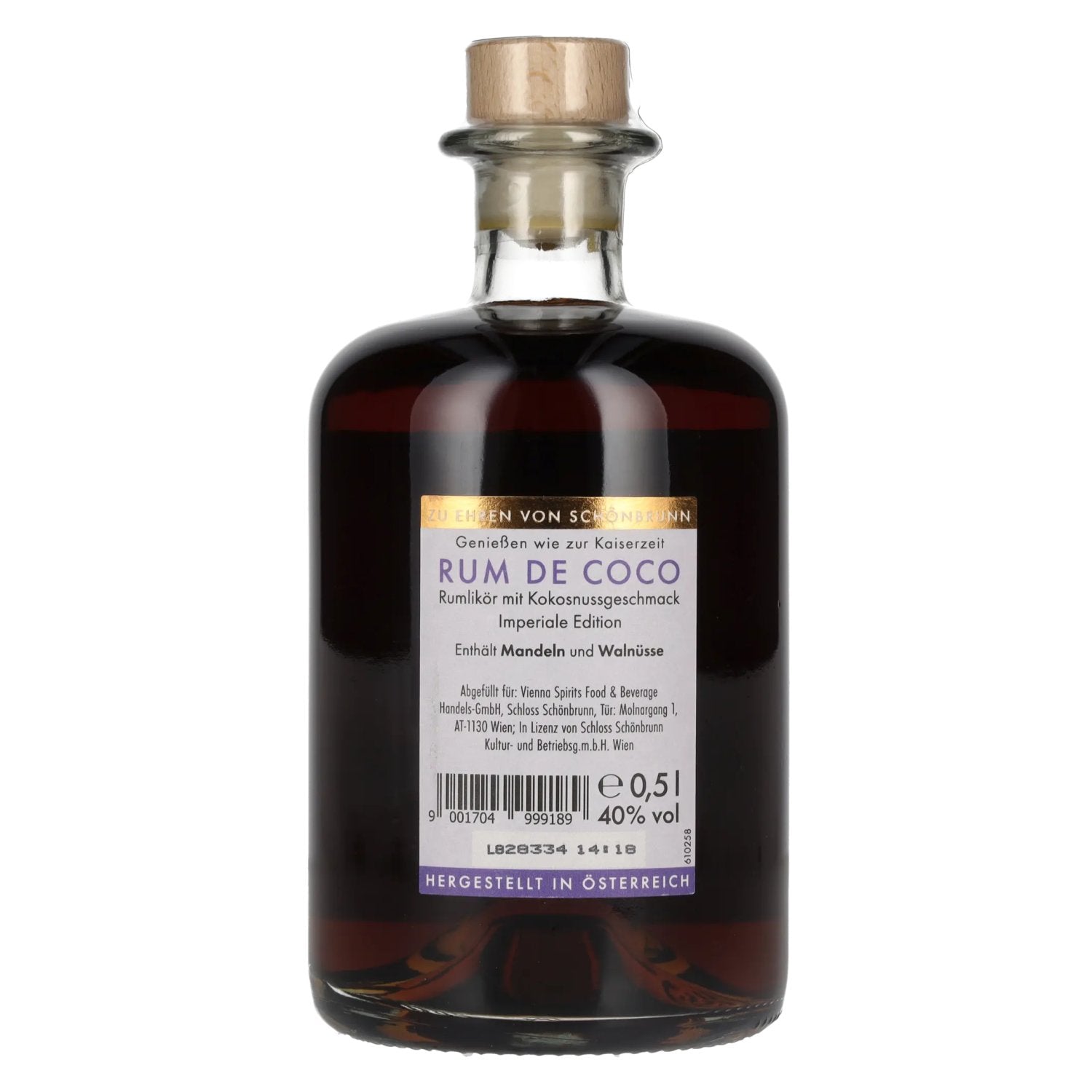Schönbrunn Vienna Maria Theresia Rum de Coco Likör 40% Vol. 0,5l