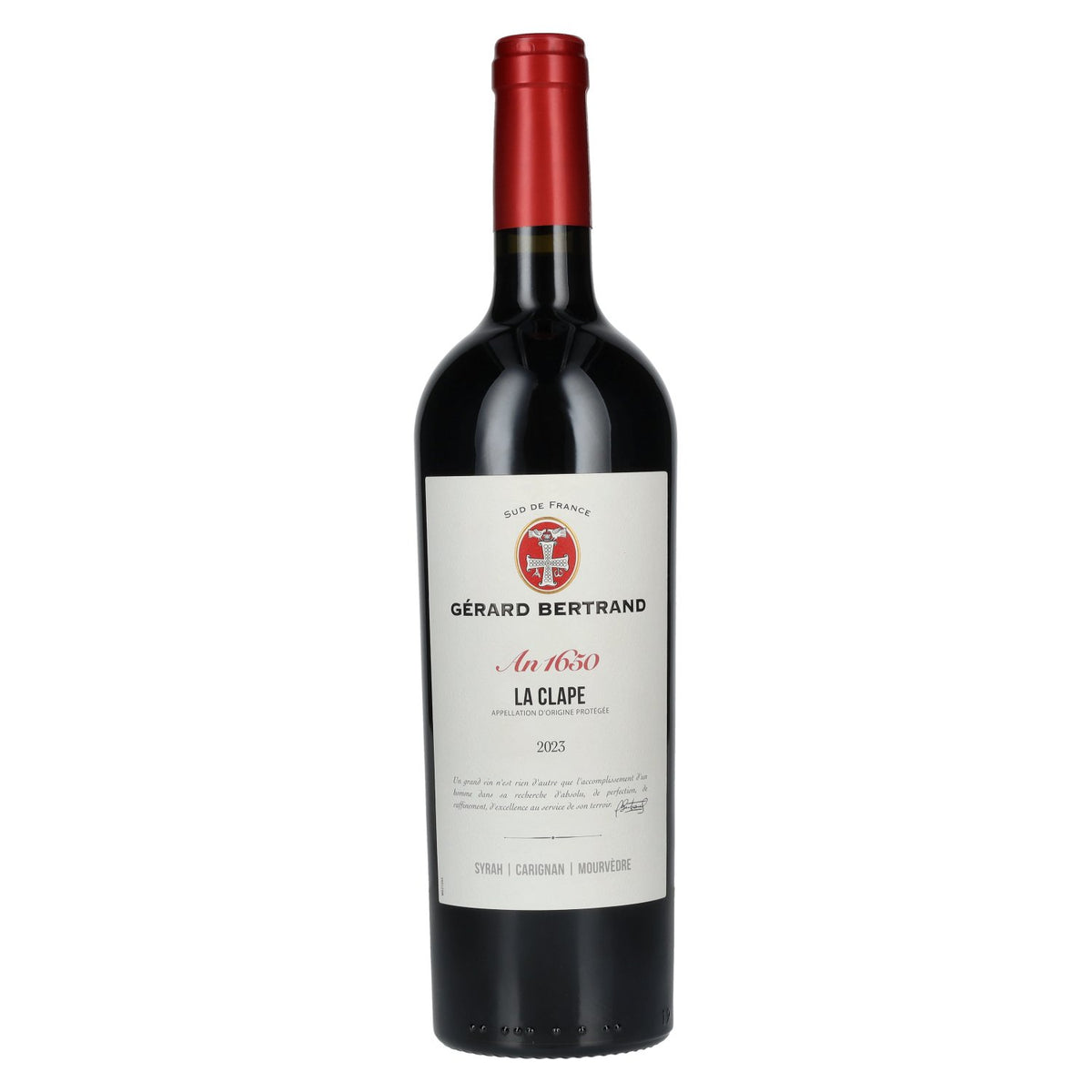 Gérard Bertrand LA CLAPE An1650 2023 14% Vol. 0.75l