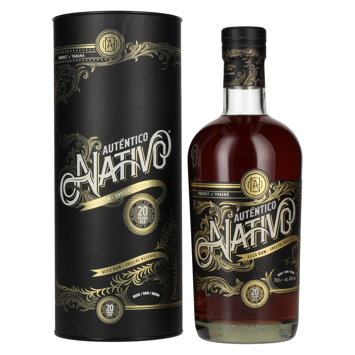 Auténtico Nativo 20 Years Old Special Reserve Rum 40% Vol. 0,7l in Geschenkbox