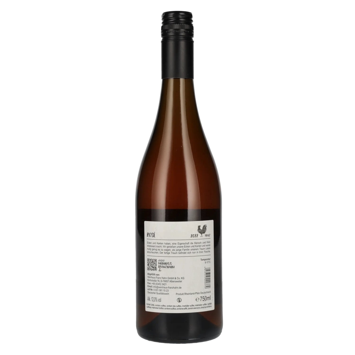 Franz Hahn Rosé 2022 12% Vol. 0,75l