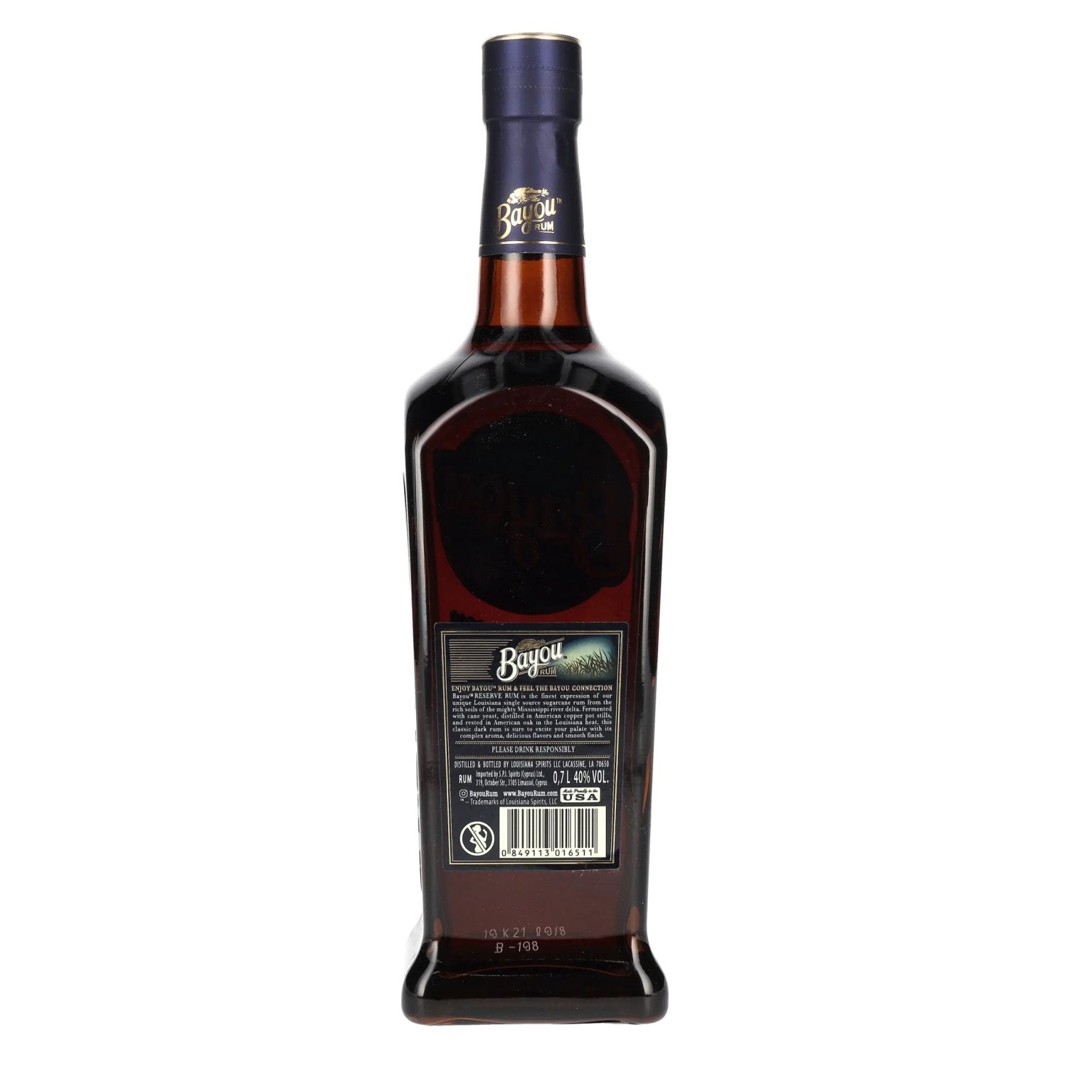 Bayou RESERVE Select Barrel Rum 40% Vol. 0,7l