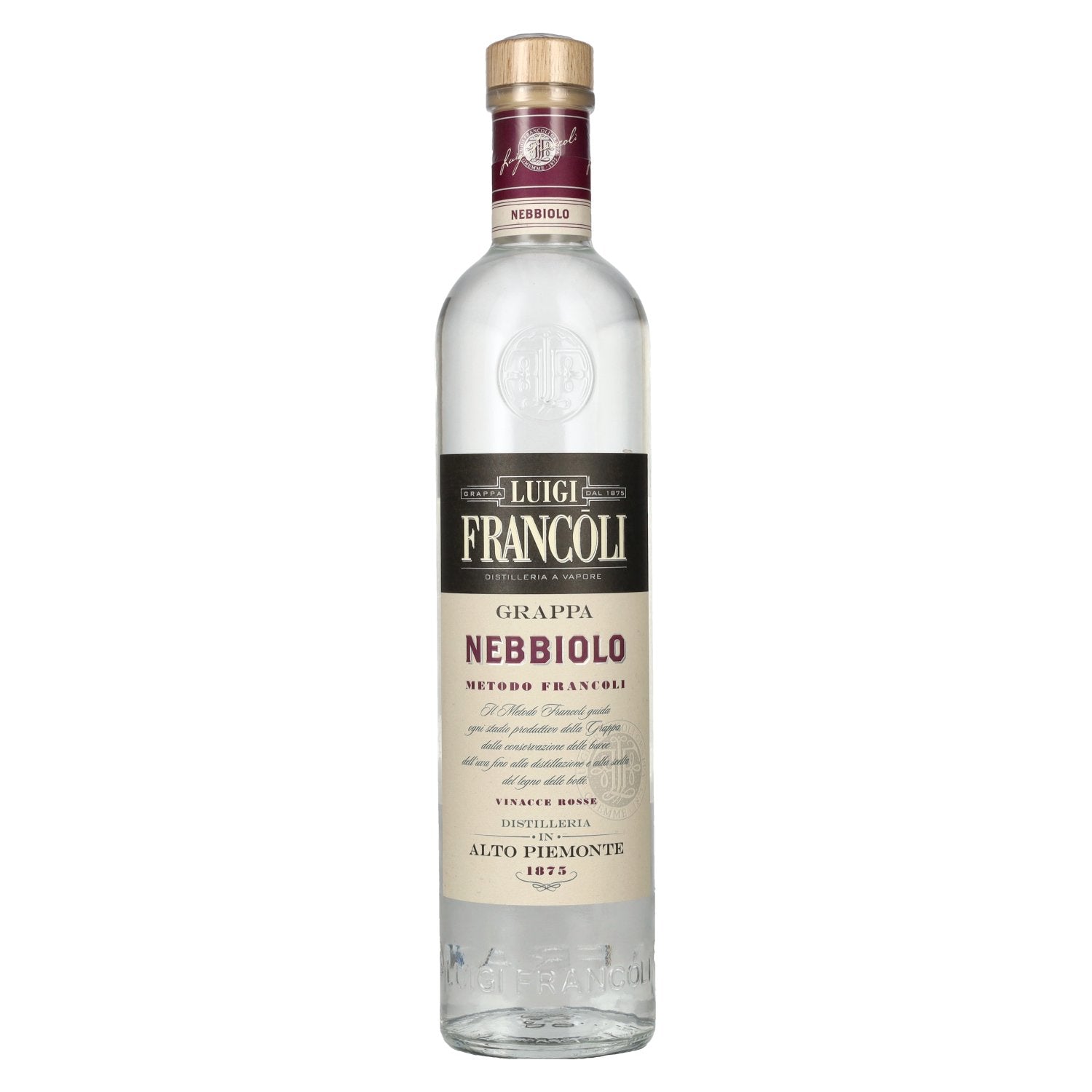 Luigi Francoli Grappa di Nebbiolo 41,5% Vol. 0,7l