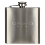 Copeland Distillery stainless steel hip flask