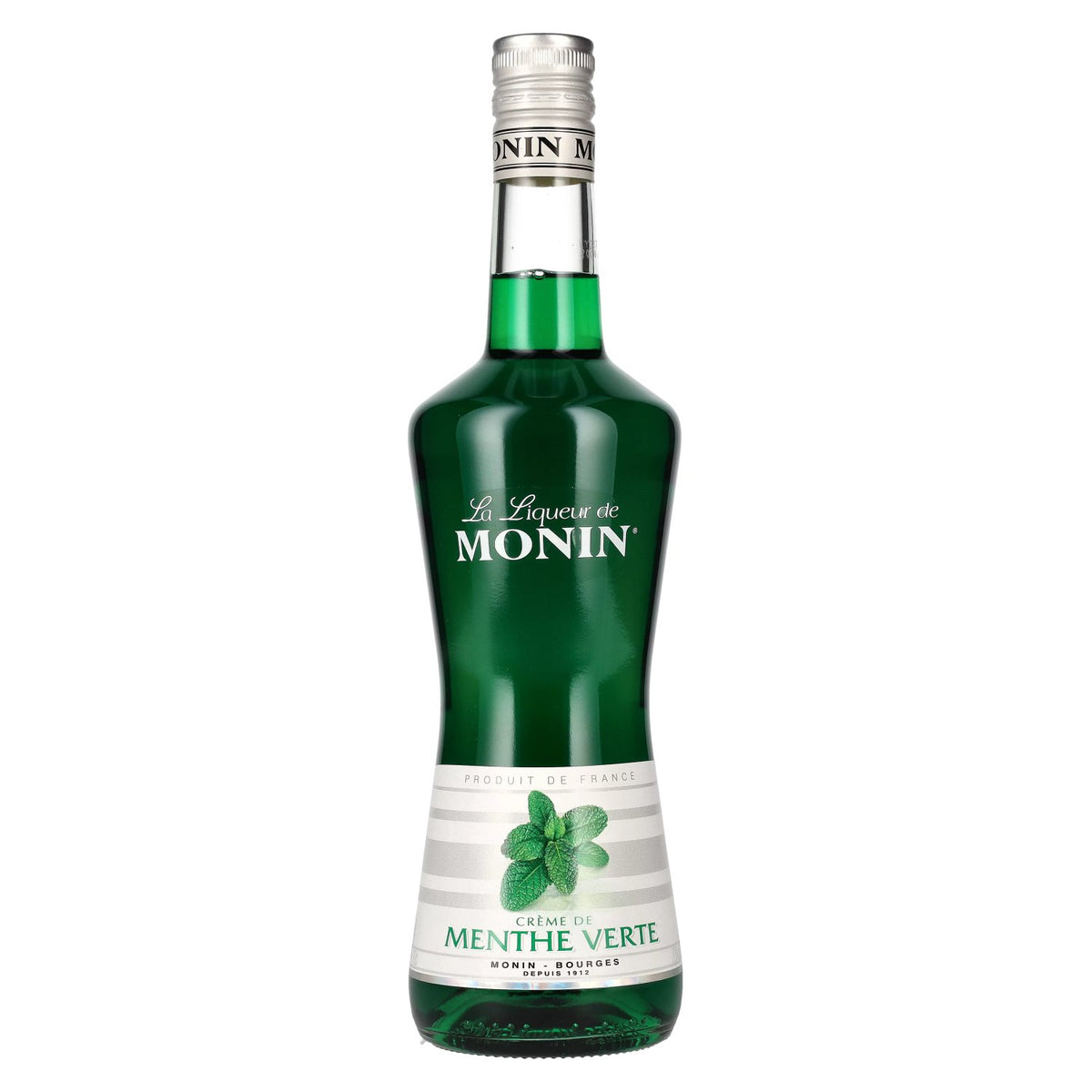 Monin MENTHE VERTE Liqueur, 20% ABV, 0.7 litres
