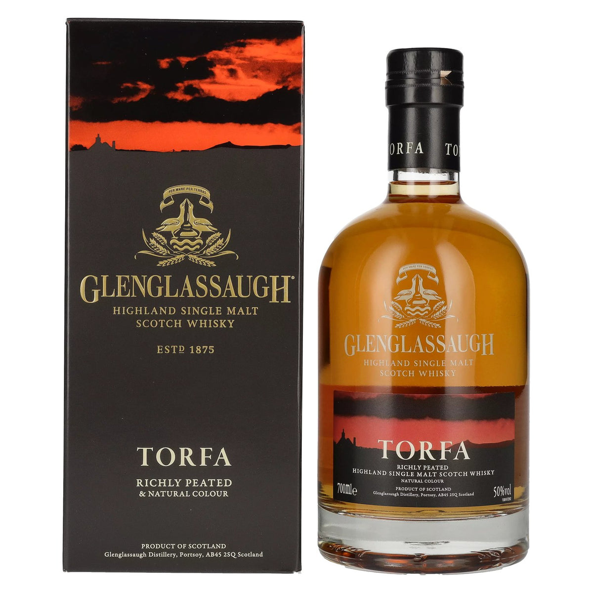Glenglassaugh TORFA Highland Single Malt Scotch Whisky 50% Vol. 0.7l in gift box