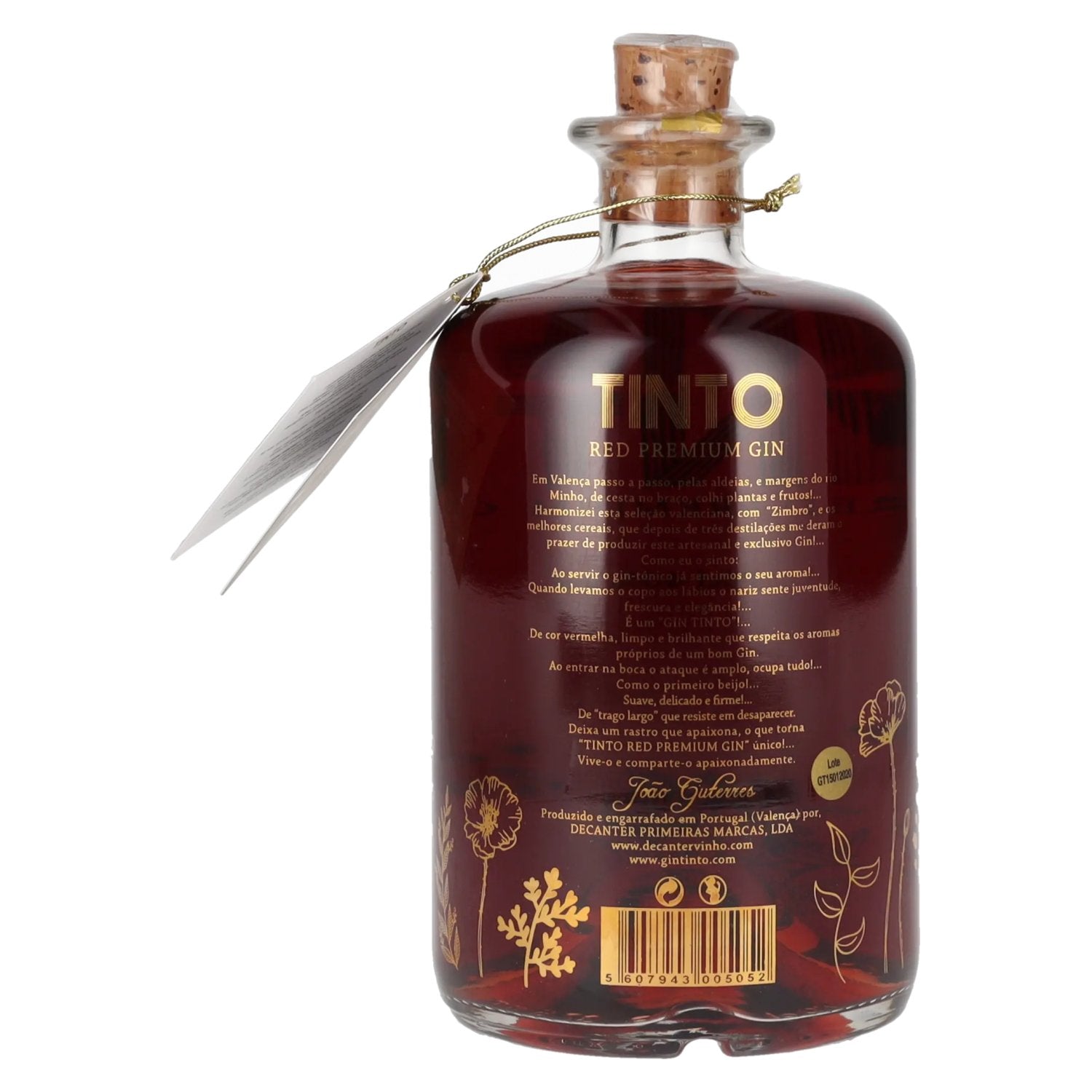 Tinto Red Premium Gin 40% Vol. 0,7l