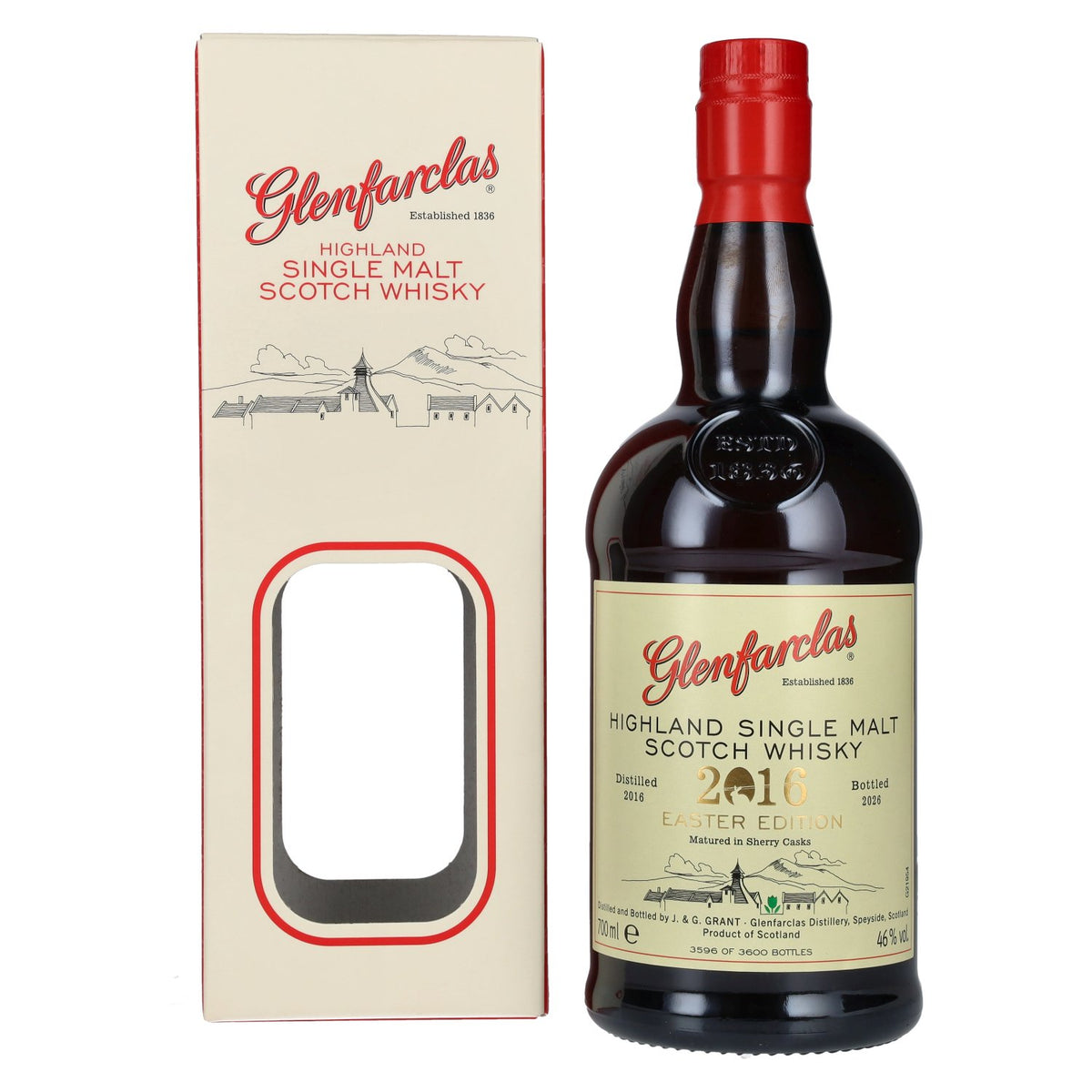 Glenfarclas EASTER EDITION Highland Single Malt Scotch Whisky 2016 46% Vol. 0.7l in Gift Box