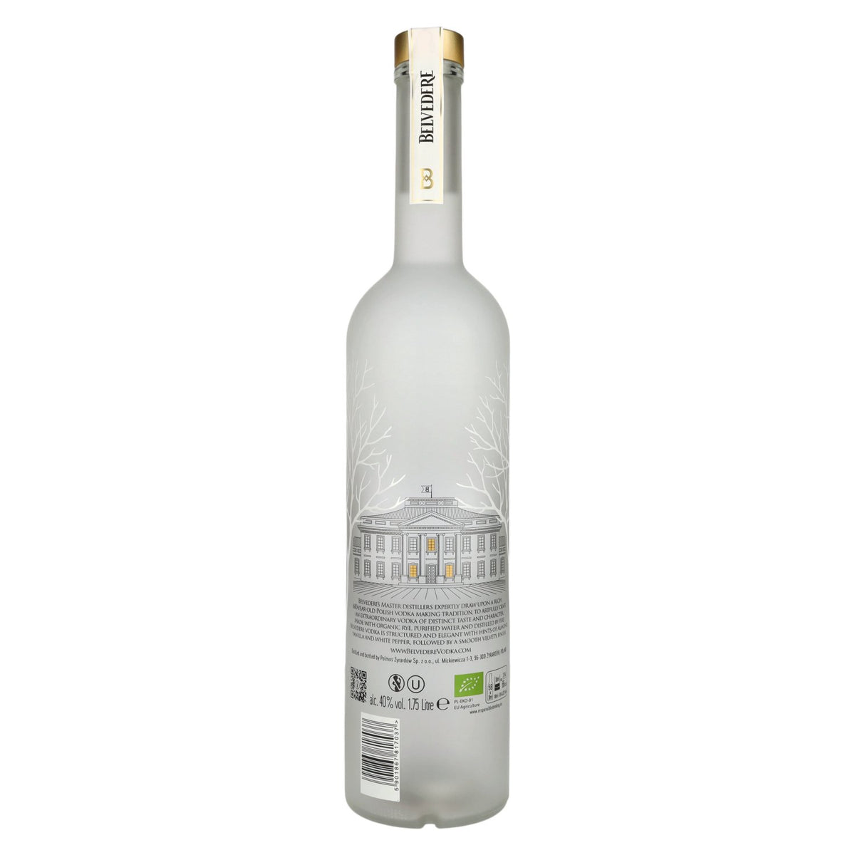 Belvedere Organic Vodka 40% Vol. 1,75l + LED Lichtsticker