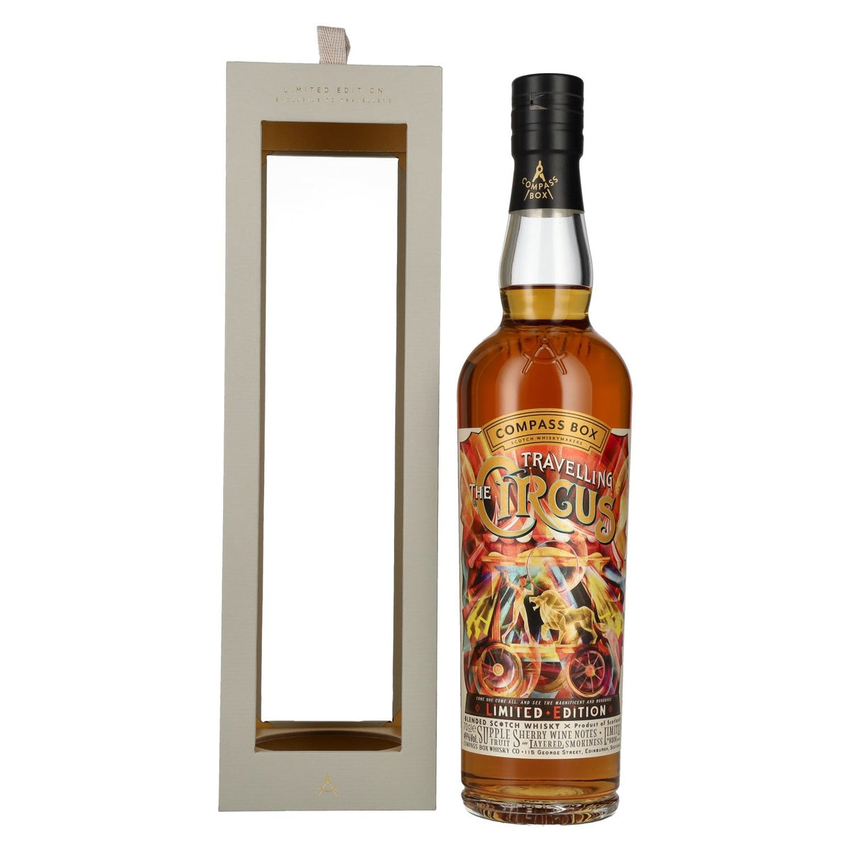 Compass Box TRAVELLING CIRCUS Blended Malt Limited Edition 49% Vol. 0,7l in Geschenkbox