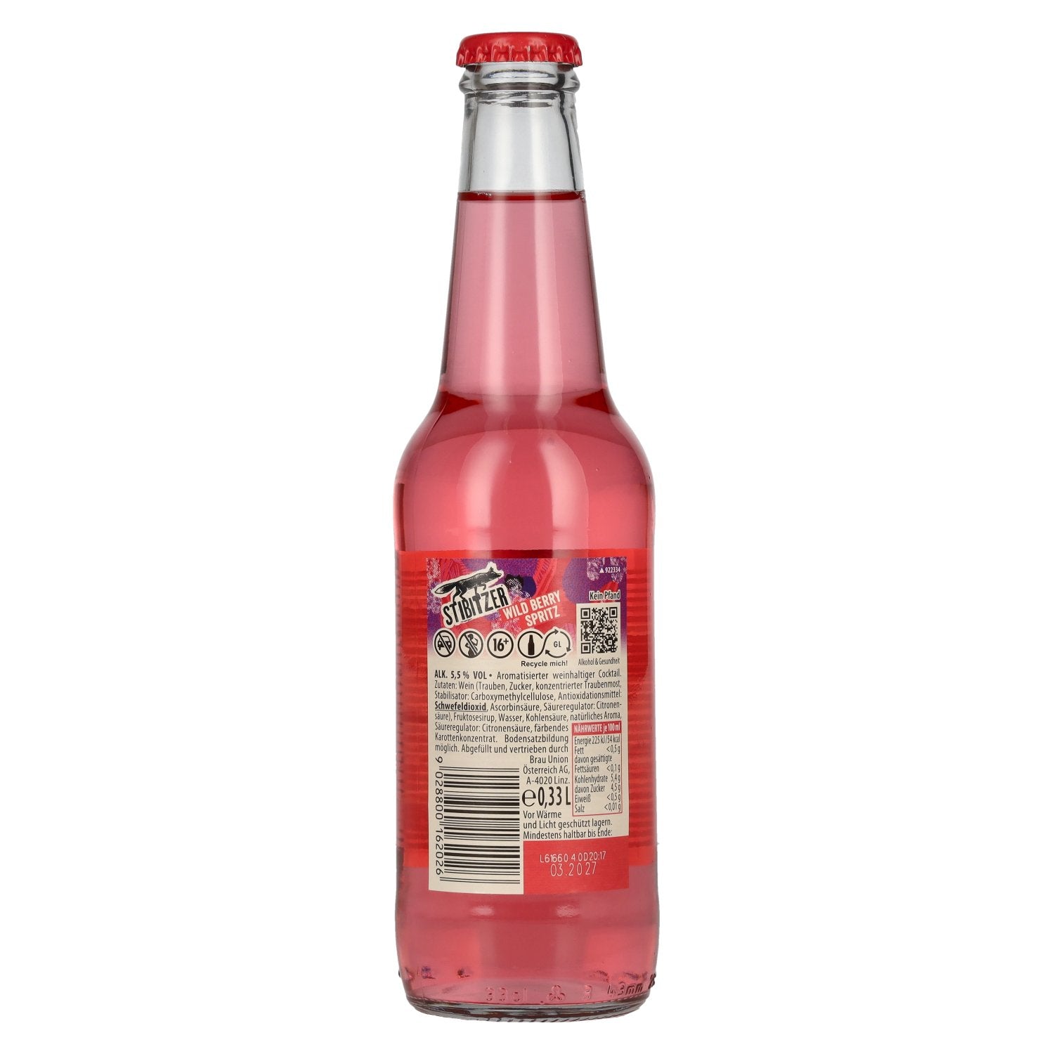 Stibitzer Wild Berry Spritz 5,5% Vol. 4x6x0,33l