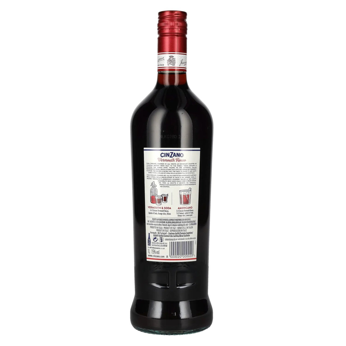 Cinzano Vermouth ROSSO 15% Vol. 1L