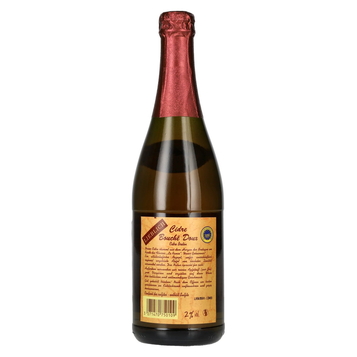 Val de Rance Cru Breton Sweet Cider 2% ABV 0.75 l