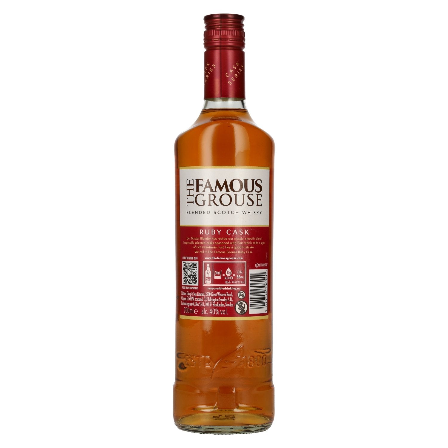 The Famous Grouse RUBY CASK Blended Scotch Whisky 40% Vol. 0.7L