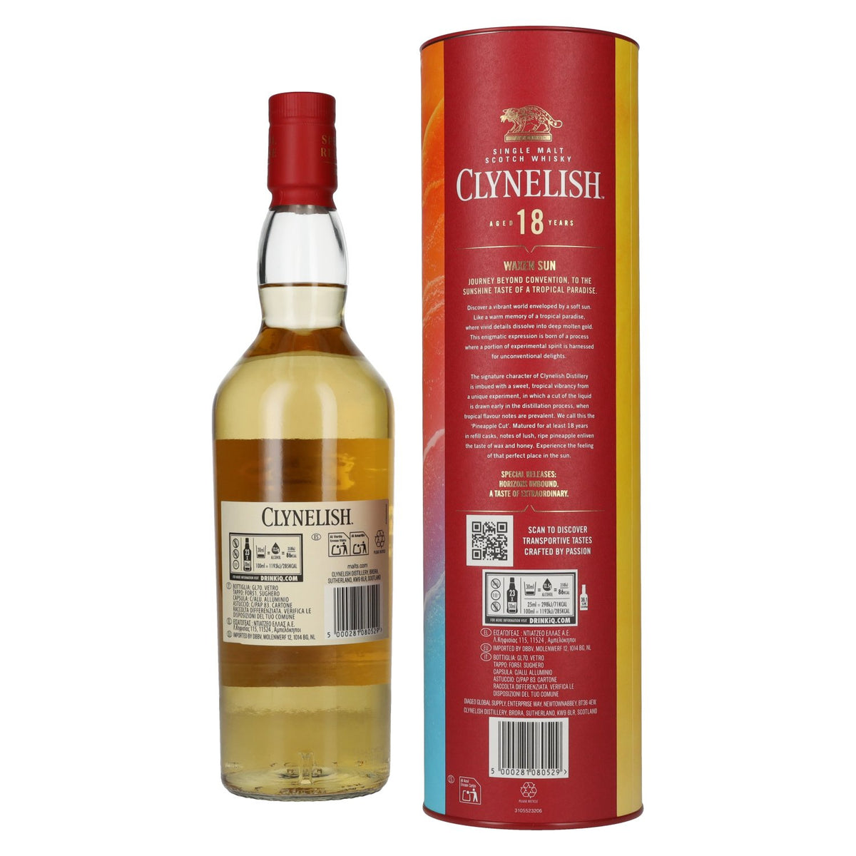Clynelish 18 Years Old WAXEN SUN Single Malt Special Release 2025 51.6% Vol. 0.7l in gift box