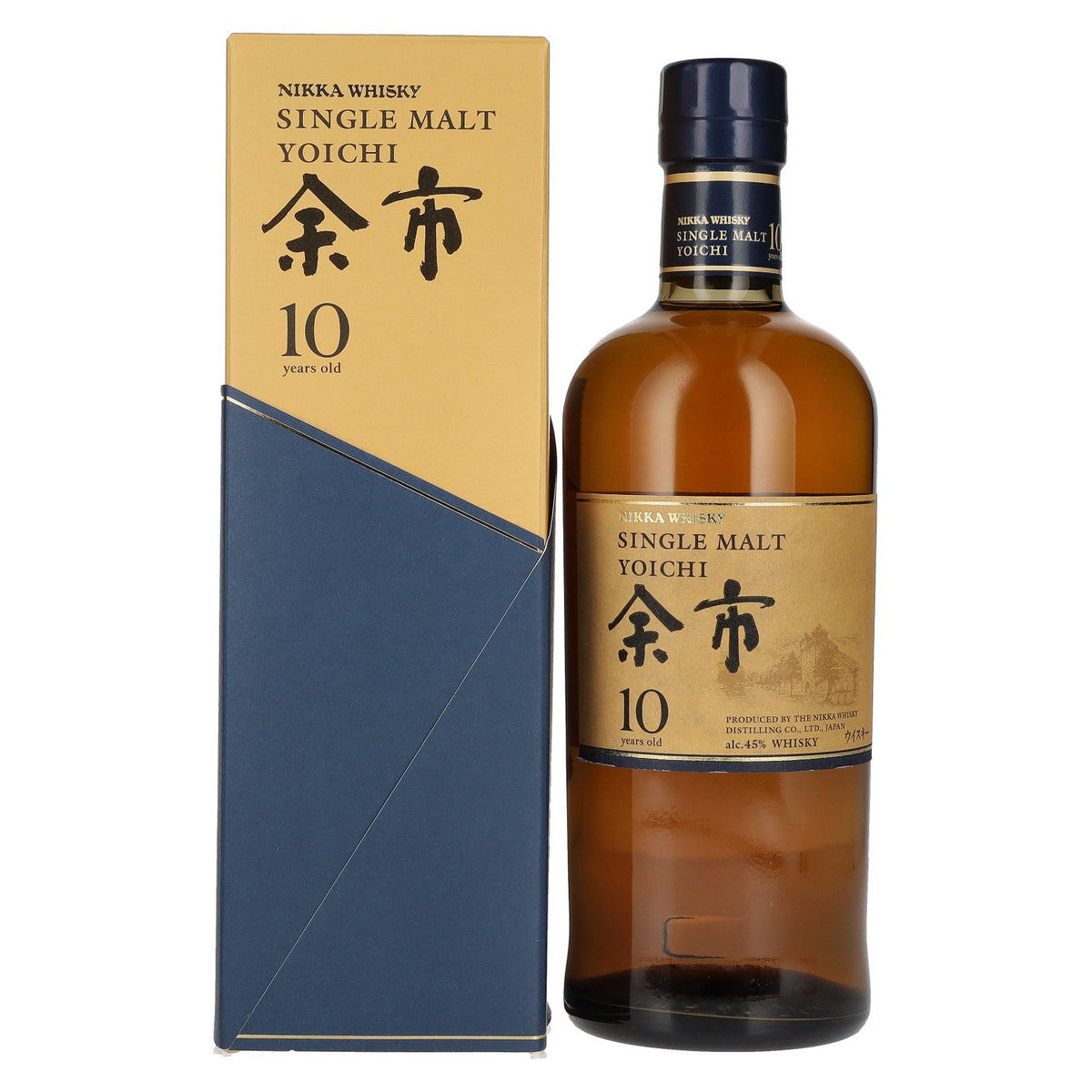 Nikka 10 Years Old Yoichi Single Malt Whisky 45% Vol. 0.7l in Gift Box