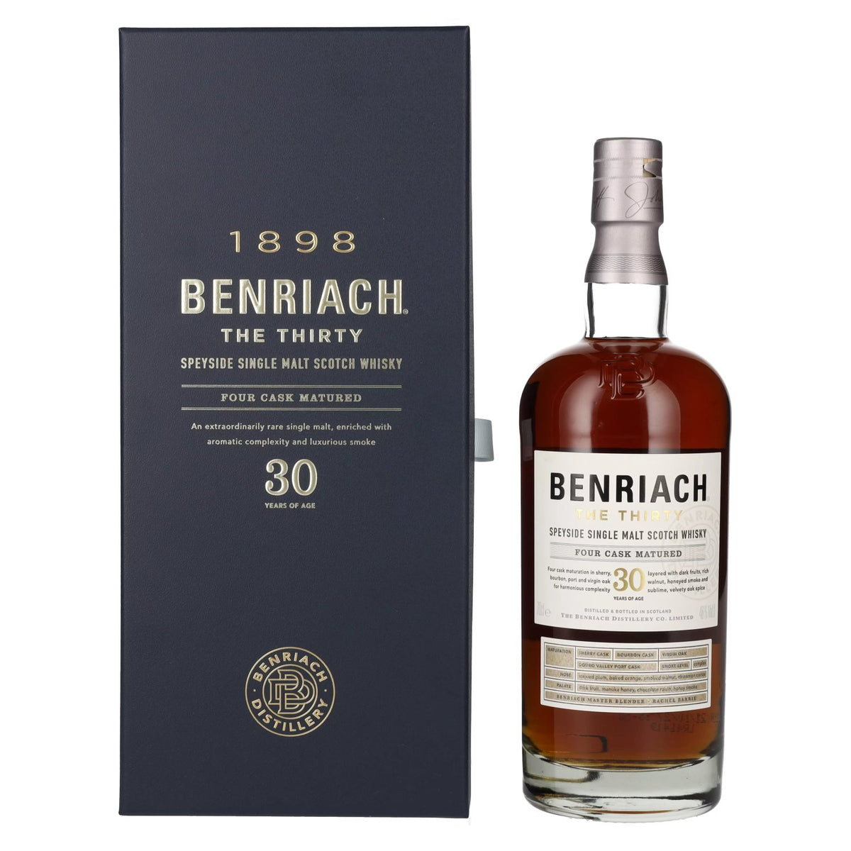 Benriach THE THIRTY Single Malt Four Cask Matured 46% Vol. 0,7l in Geschenkbox