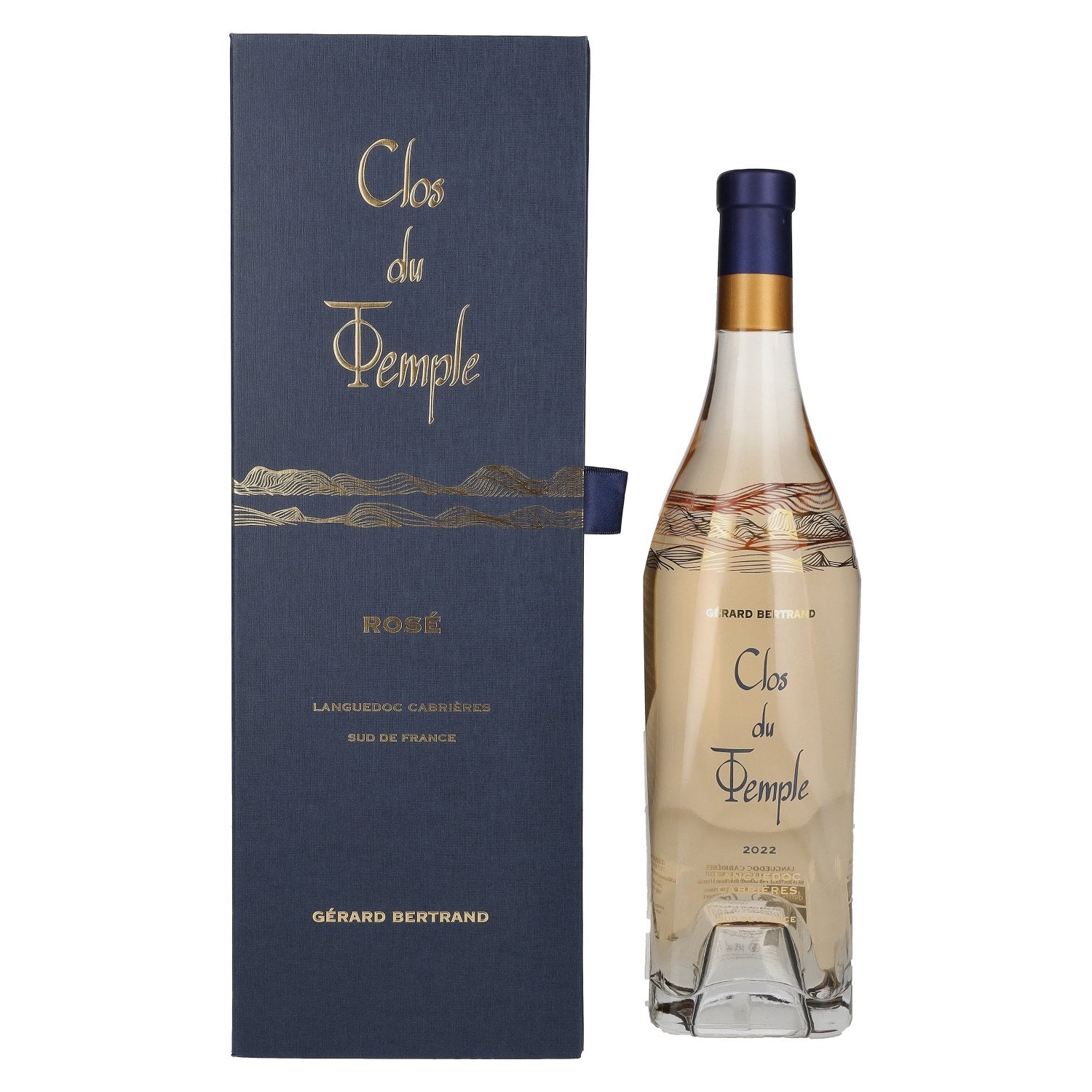 Gérard Bertrand Clos du Temple Rosé 2022 14% Vol. 0.75l in Gift Box