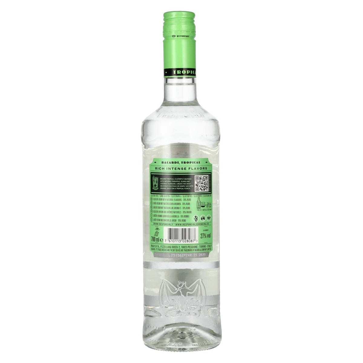 Bacardi TROPICAL Rum And Natural Flavors Liqueur 27% Vol. 0.7l