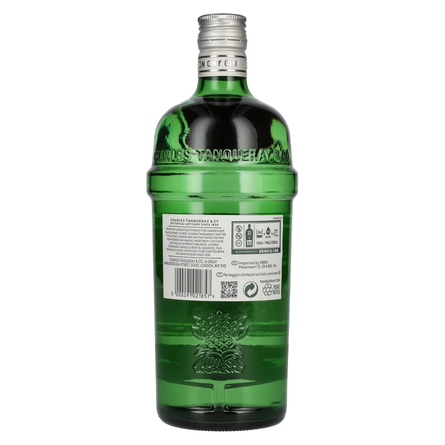 Tanqueray LONDON DRY GIN Imported 43,1% Vol. 1l