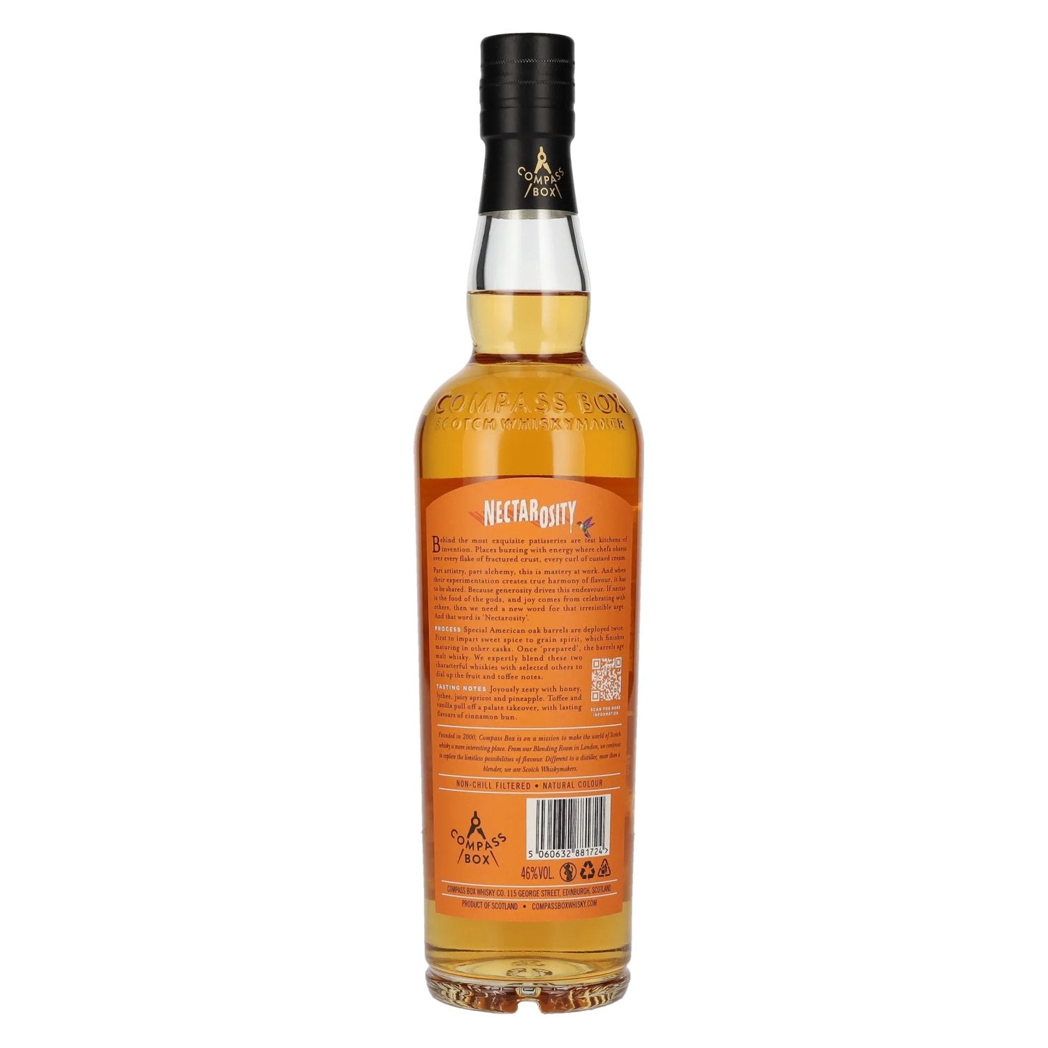 Compass Box NECTAROSITY Blended Scotch Whisky 46% ABV 0.7L