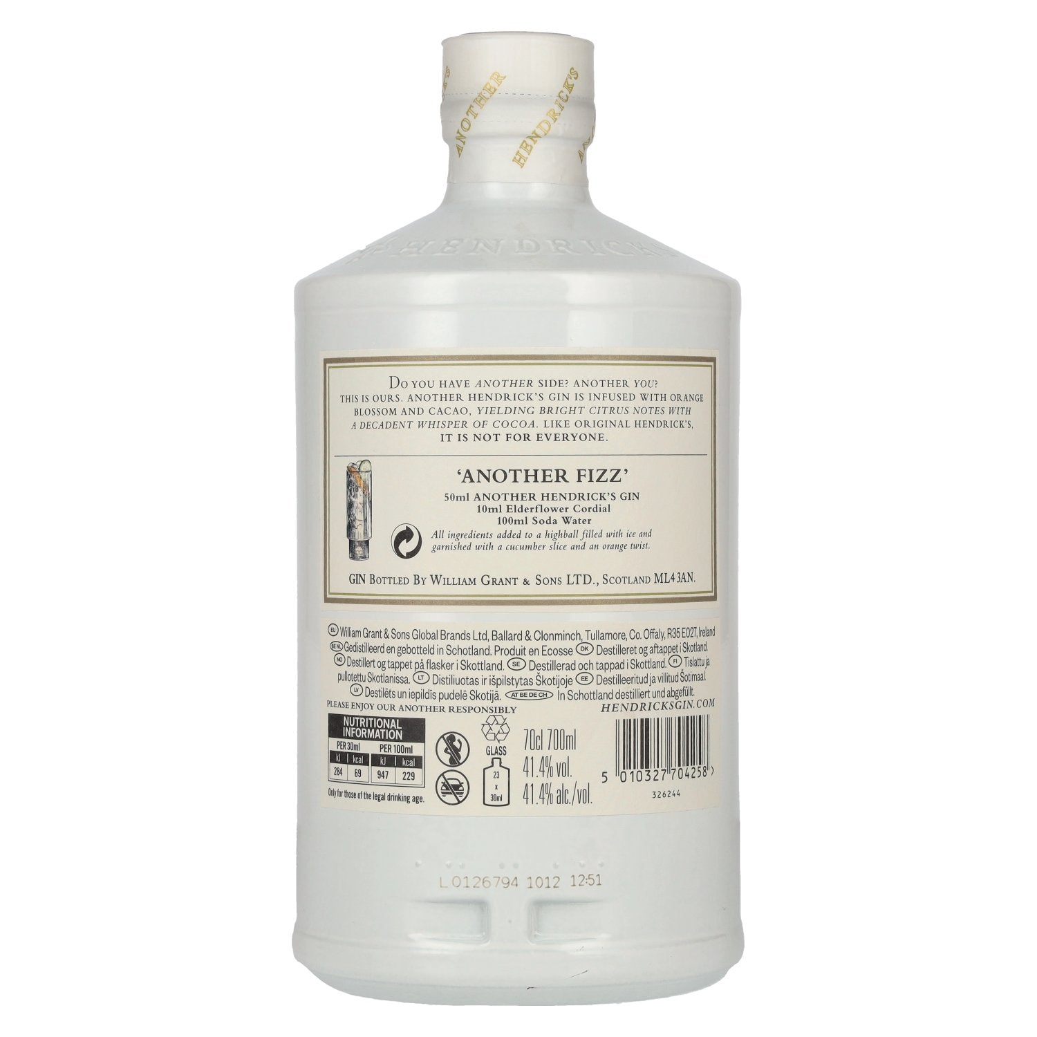 Hendrick's Gin ANOTHER 41,4% Vol. 0,7l
