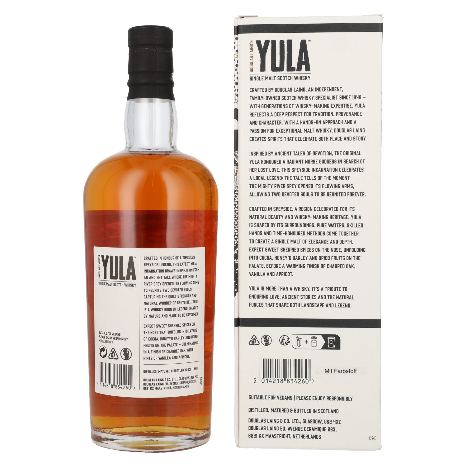 Douglas Laing YULA Speyside Single Malt Scotch Whisky 40% Vol. 0,7l in Geschenkbox