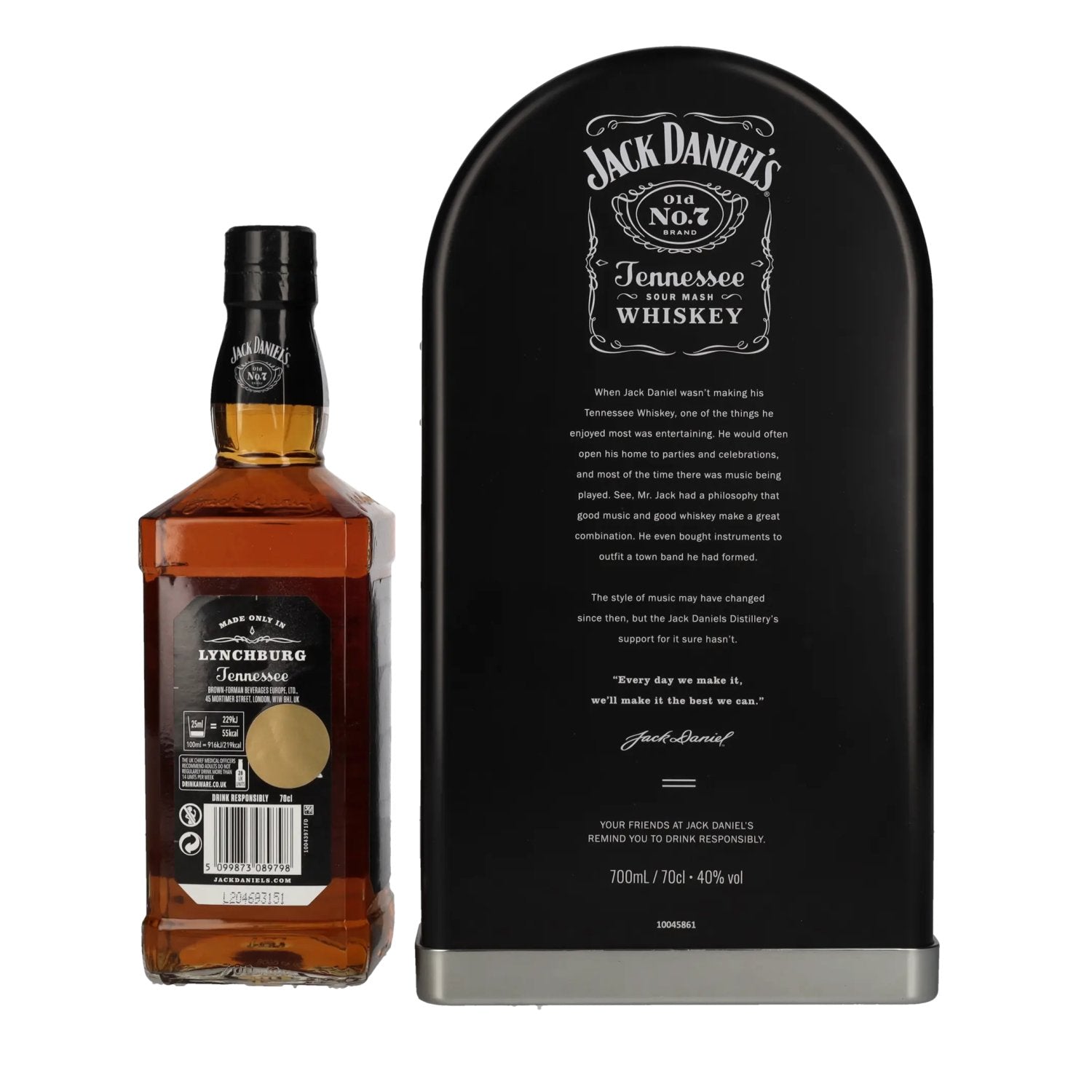 Jack Daniel's Tennessee Whiskey JUKEBOX Design 40% Vol. 0,7l in Tinbox