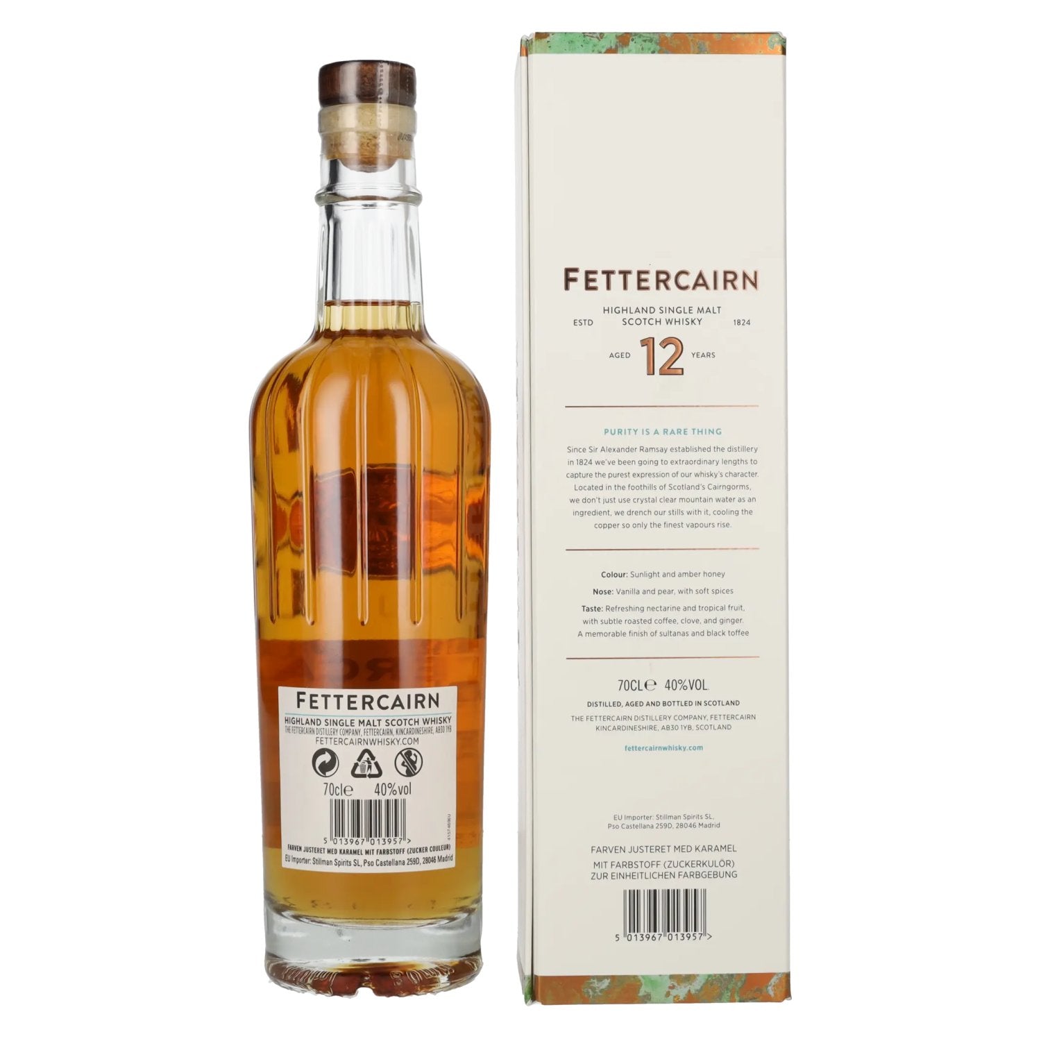 Fettercairn 12 Years Old Highland Single Malt Scotch Whisky 40% Vol. 0.7l in Gift Box