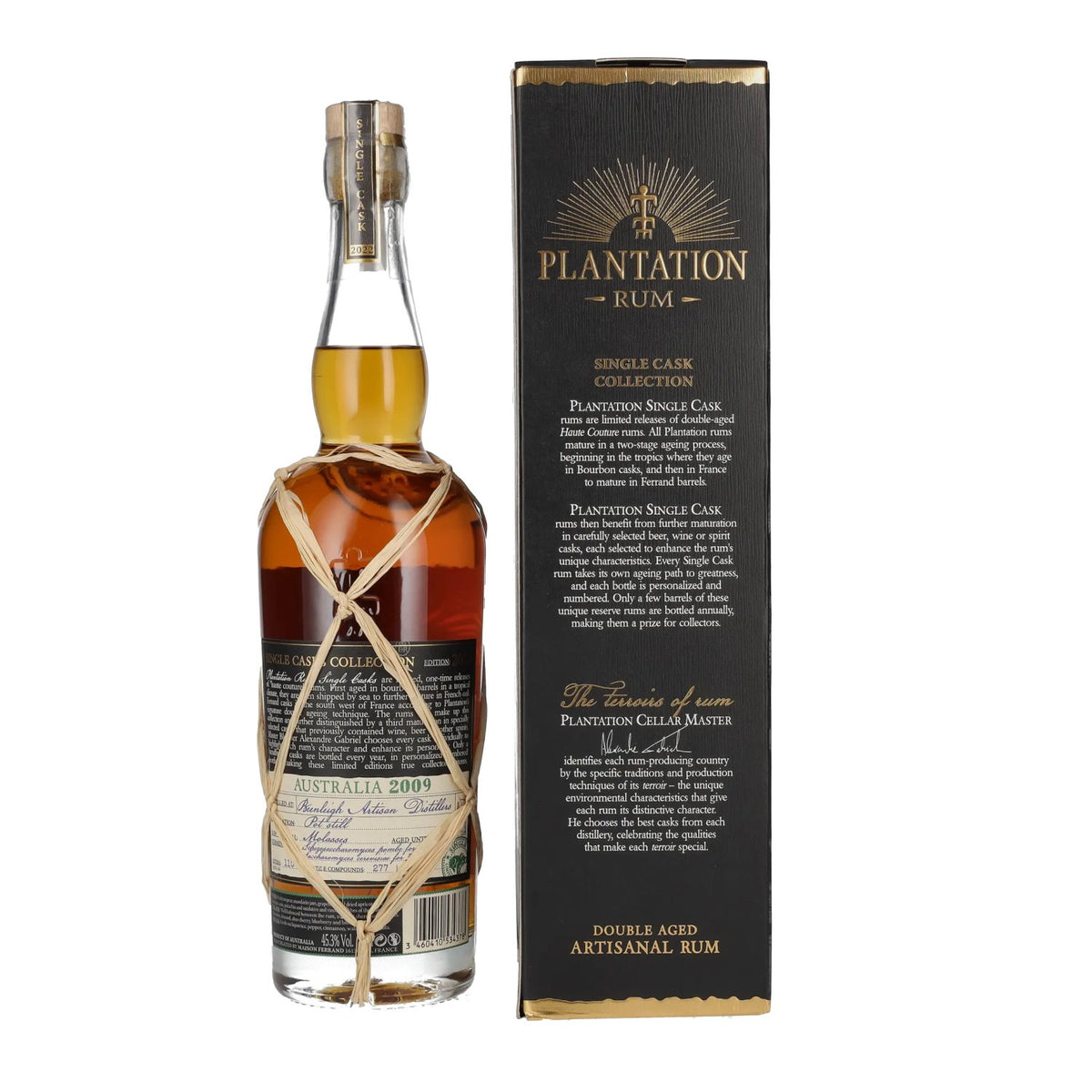 Plantation Rum AUSTRALIA Single Cask Sherry Palo Cortado Finish 2009 45,3% Vol. 0,7l in Geschenkbox