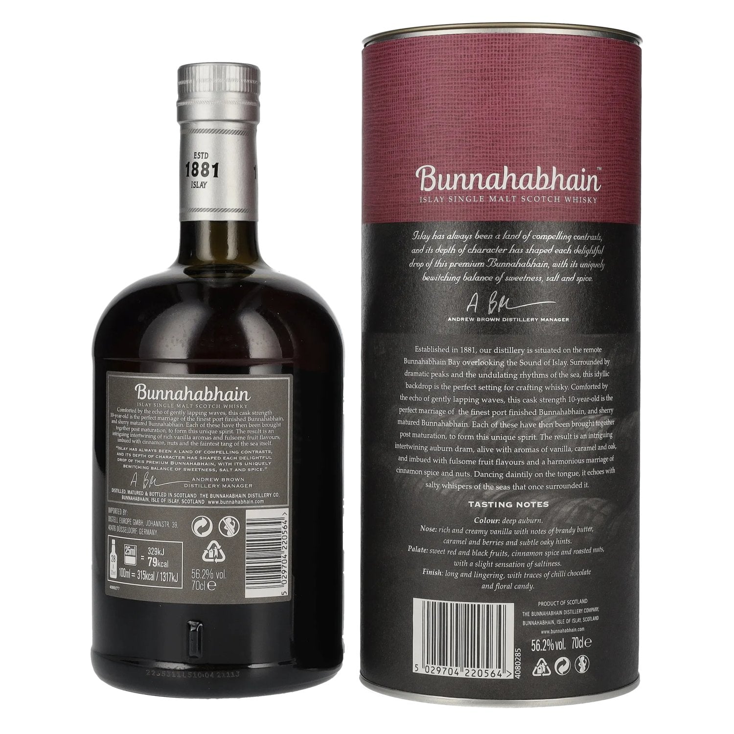 Bunnahabhain AONADH Islay Single Malt Limited Release No. 9 56,2% Vol. 0,7l in Geschenkbox