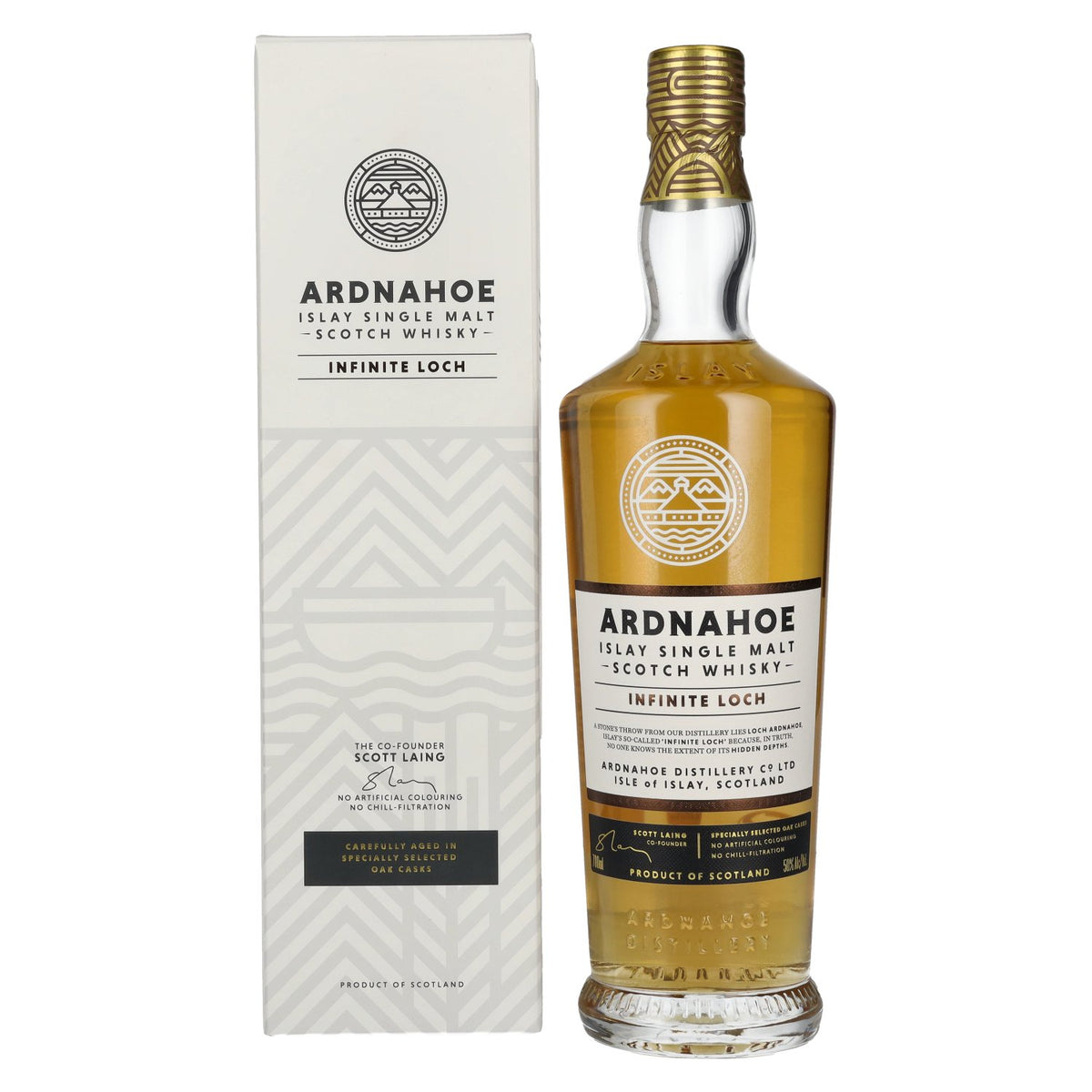 Ardnahoe Infinite Loch Islay Single Malt Scotch Whisky 50% Vol. 0,7l in Geschenkbox