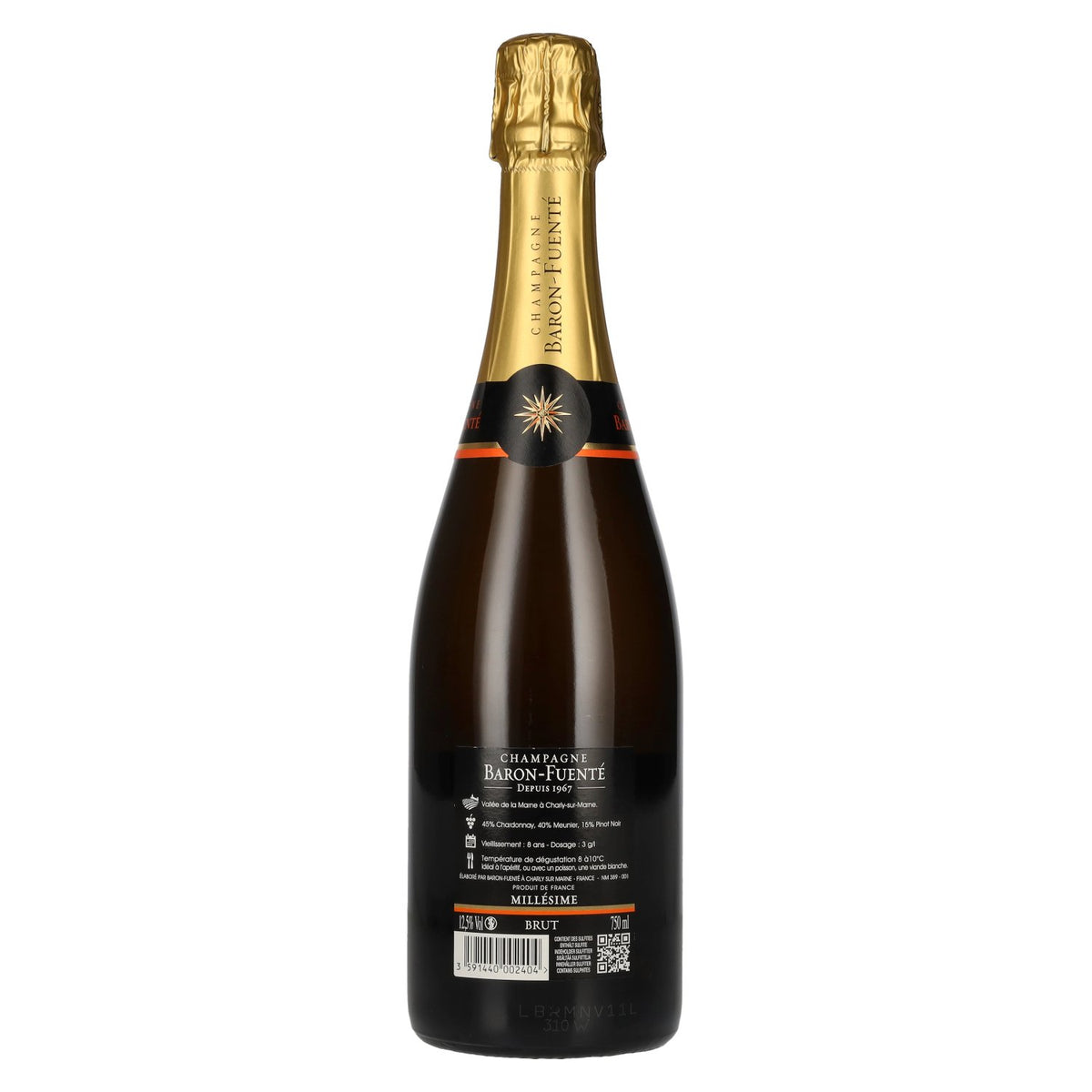Champagne Baron-Fuenté MILLÉSIME Champagne Brut 2015 12.5% vol. 0.75 l