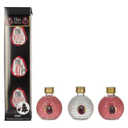 Pink Royal Dry Gin & Pink 47 London Dry Gin Christmas Baubles 42.3% Vol. 3x0.05l in Gift Box