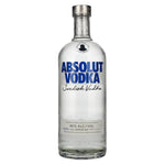 Absolut Vodka 40% ABV 1 litre