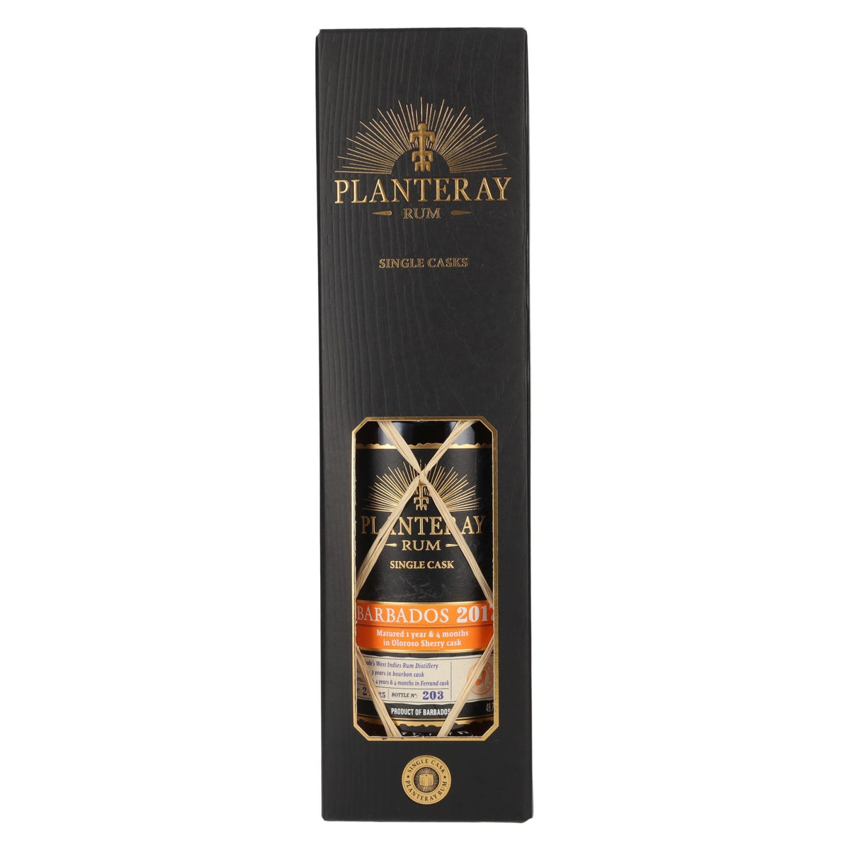 Planteray Rum BARBADOS Single Cask Olorosso Barrel 2017 49.7% ABV 0.7l in a gift box