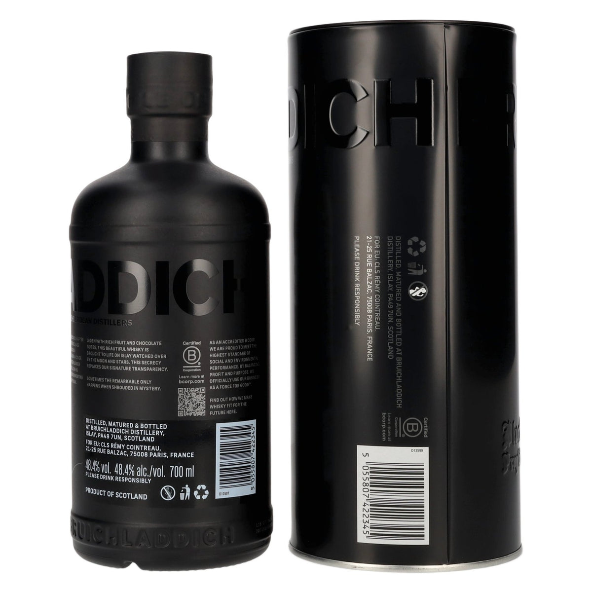 Bruichladdich 19 Years Old BLACK ART PROPHETA Islay Single Malt Limited Release 48,4% Vol. 0,7l in Tinbox