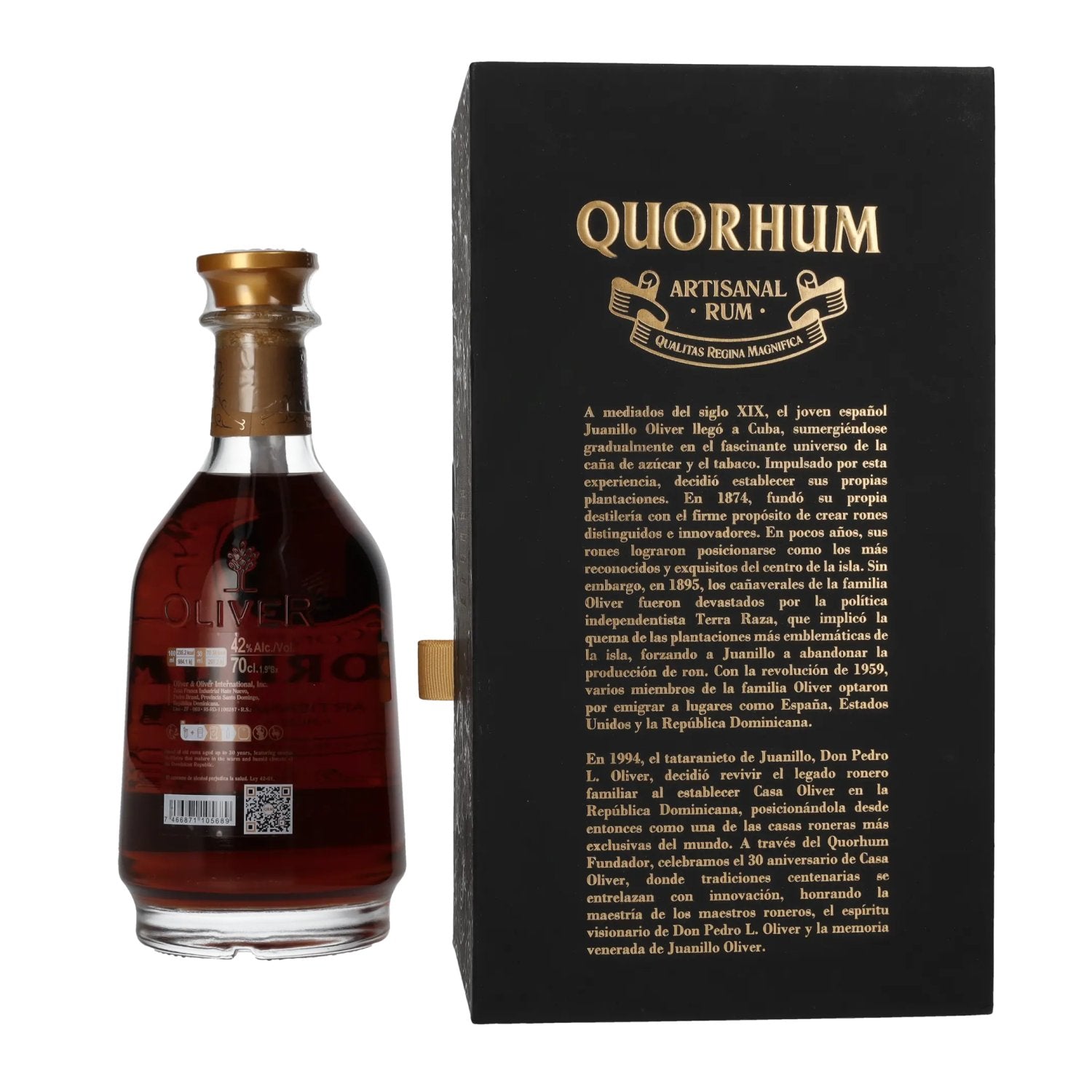 Ron Quorhum 30 Aniversario FUNDADOR Special Edition 42% Vol. 0,7l in Geschenkbox
